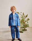 Tom & Boy - patch trousers - blue