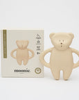 Moonie - rubber teether - bear - sand