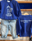 Weekend house kids - good news club sweatshirt - dark blue
