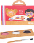 Namaki - face painting kit - violet/white/pink