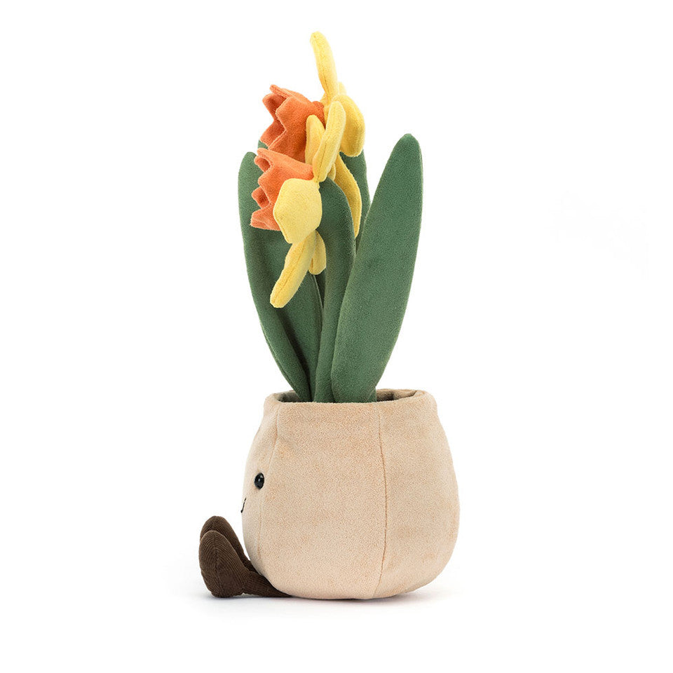 Jellycat - amuseables - daffodil pot