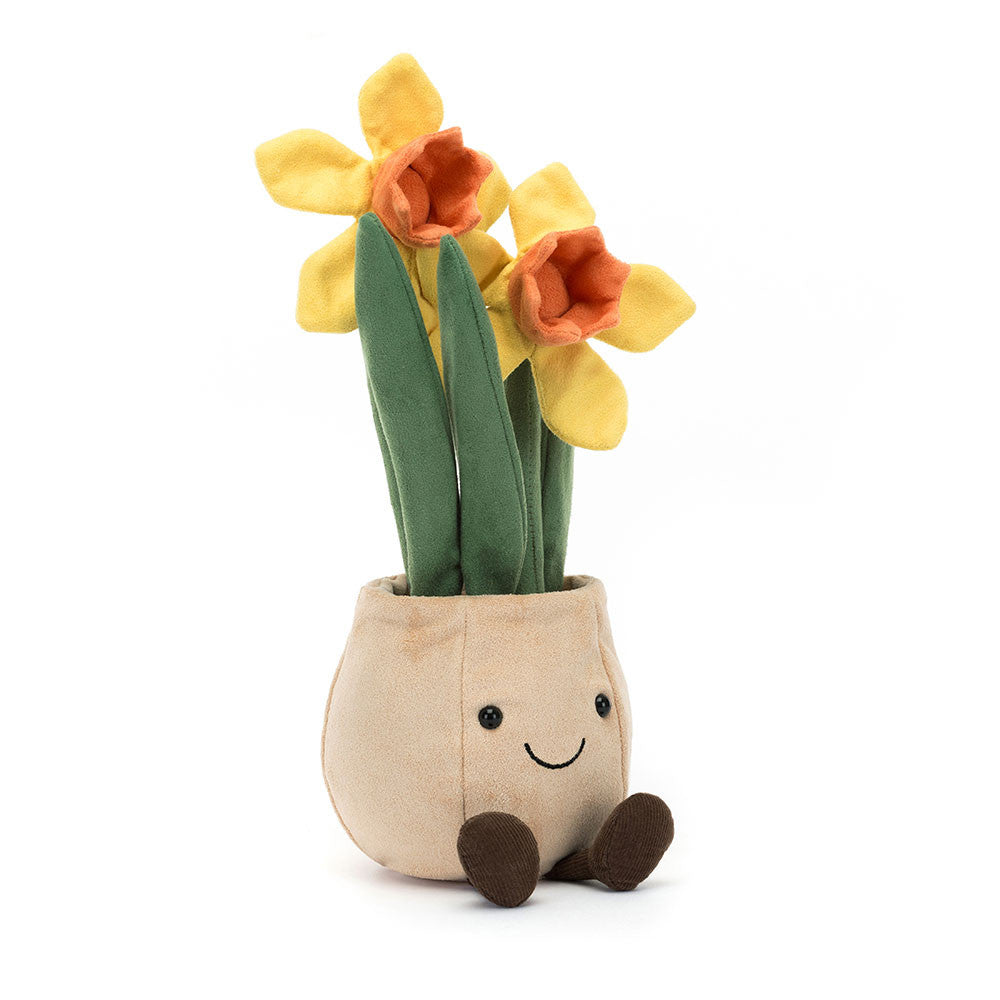 Jellycat - amuseables - daffodil pot