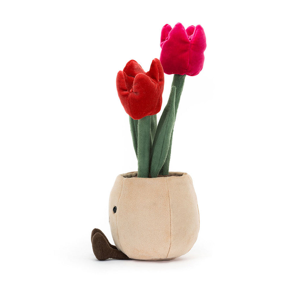 Jellycat - amuseables - tulip pot