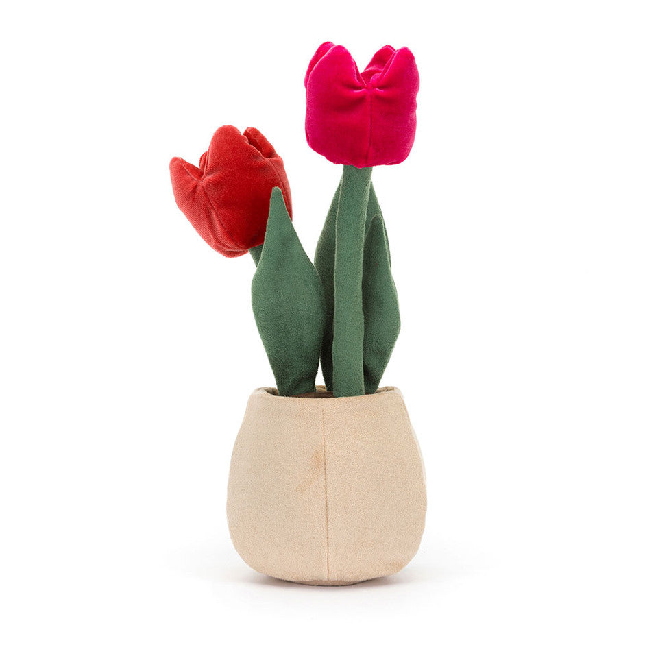 Jellycat - amuseables - tulip pot