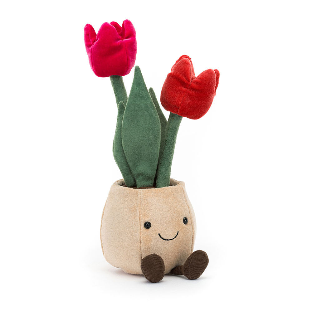 Jellycat - amuseables - tulip pot