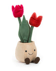 Jellycat - amuseables - tulip pot