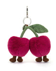 Jellycat - amuseables - cherries bag charm