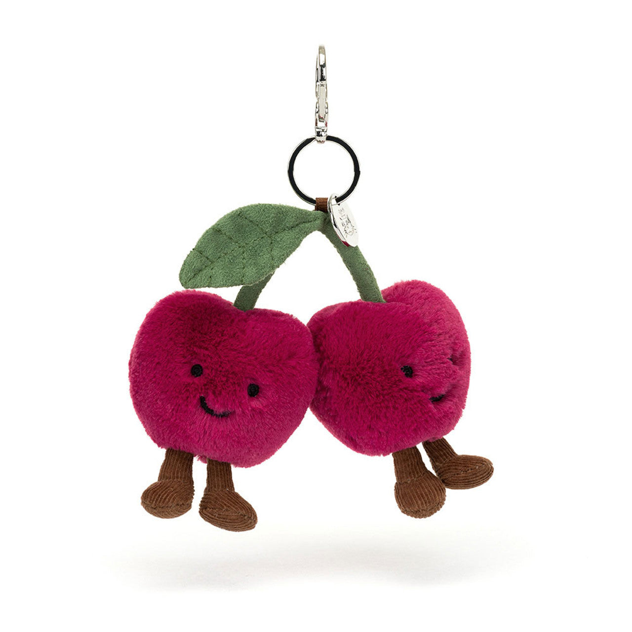 Jellycat - amuseables - cherries bag charm