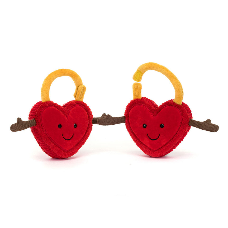 Jellycat - Amuseables - val &amp; tina love locks