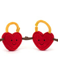 Jellycat - Amuseables - val & tina love locks