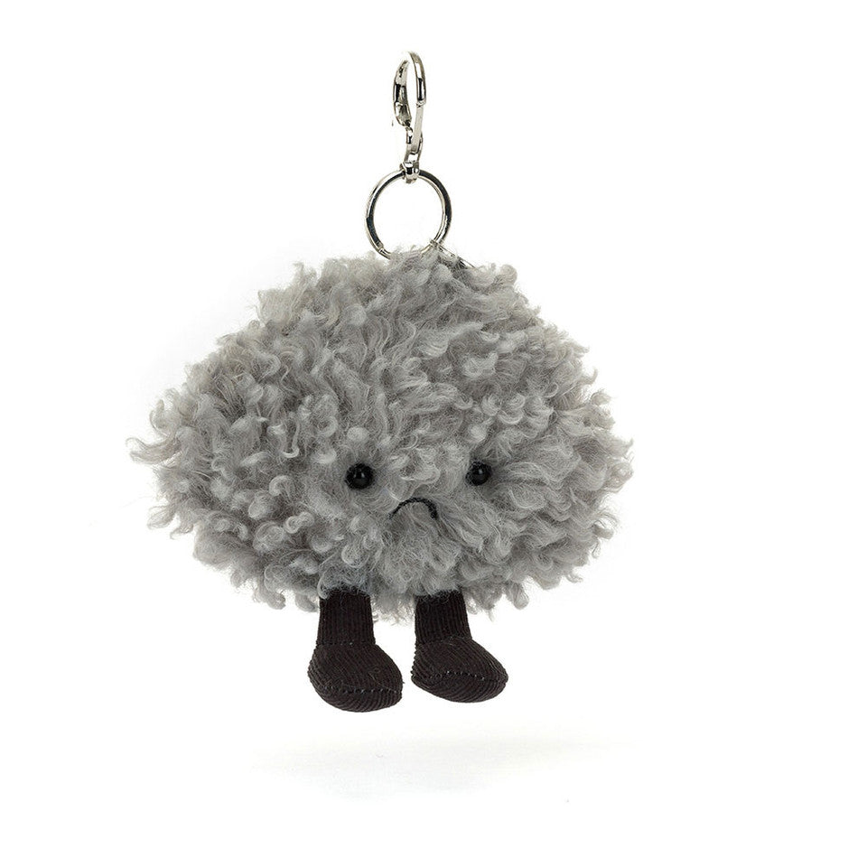 Jellycat - amuseables - storm cloud bag charm