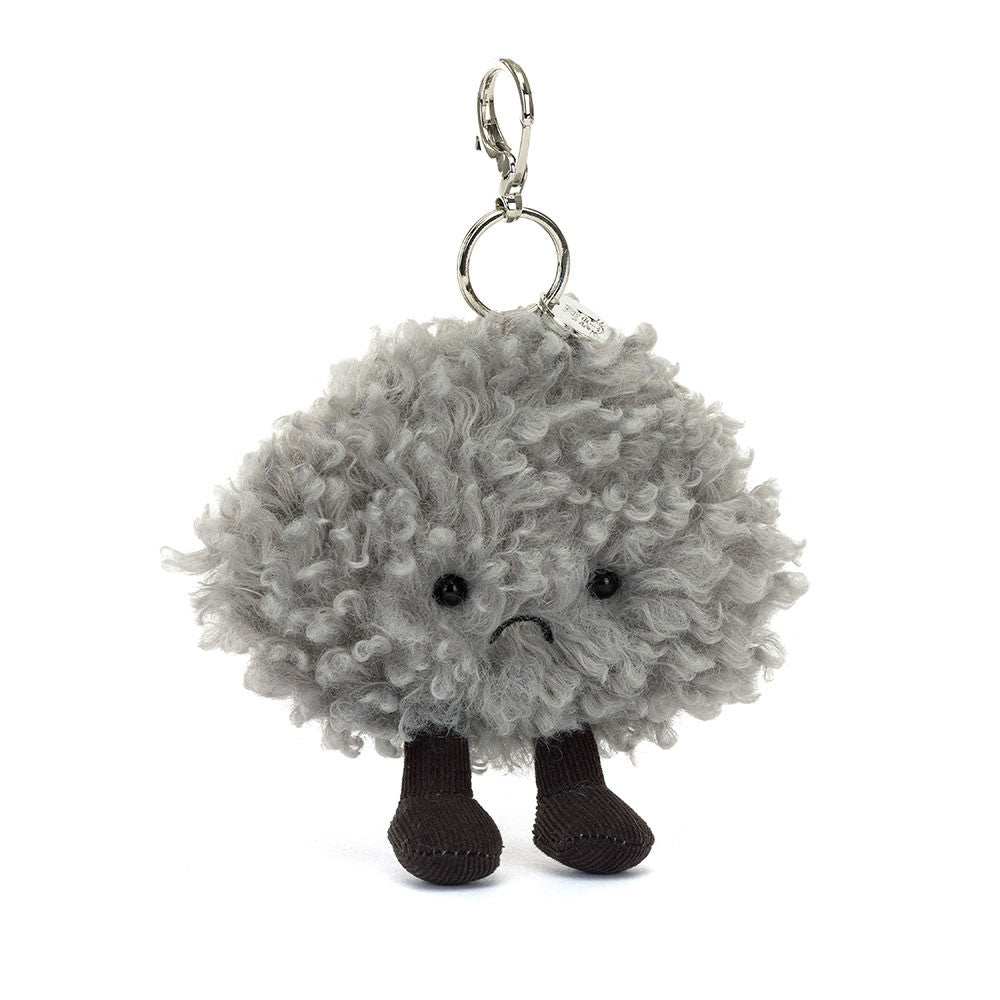 Jellycat - amuseables - storm cloud bag charm