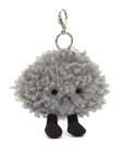 Jellycat - amuseables - storm cloud bag charm