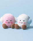 Jellycat - amuseables - toastie pink and white marshmallows