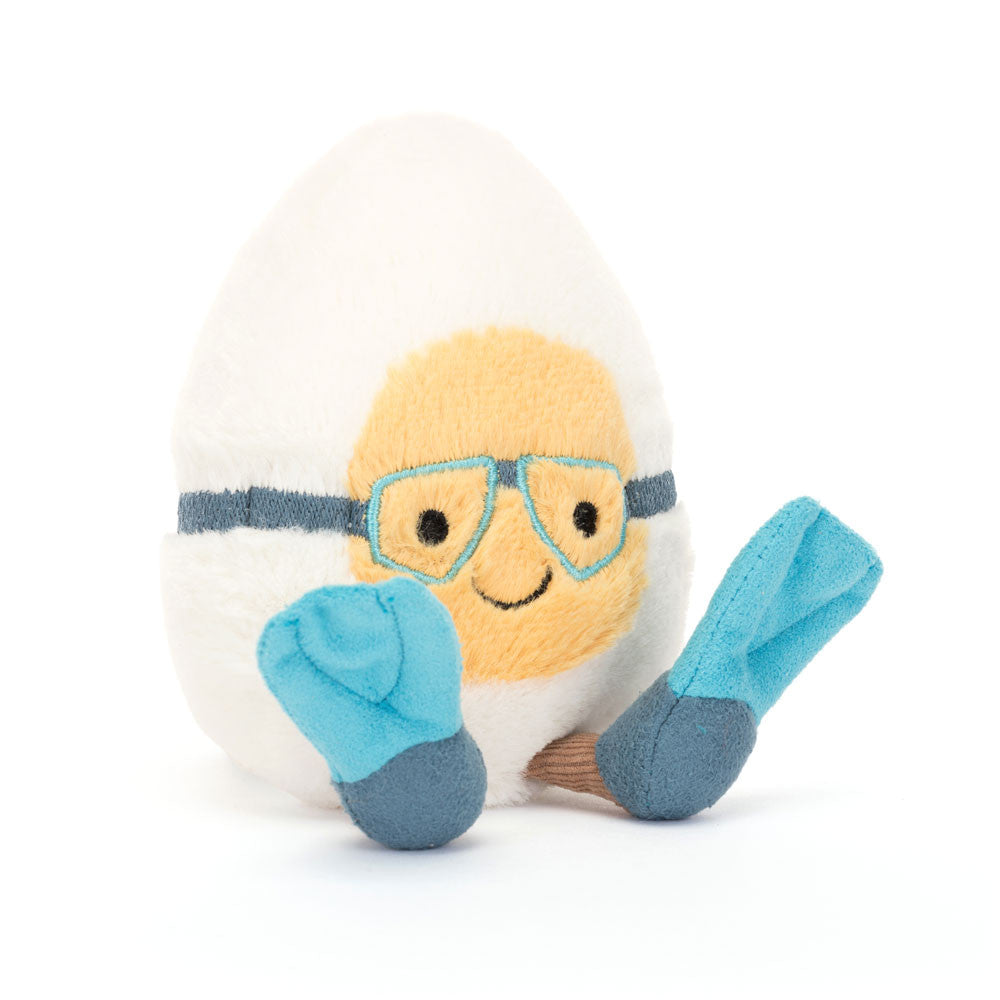 Jellycat - amuseables - boiled egg scuba