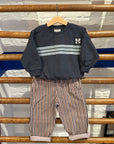 The campamento - kids - washed sweatshirt - grey