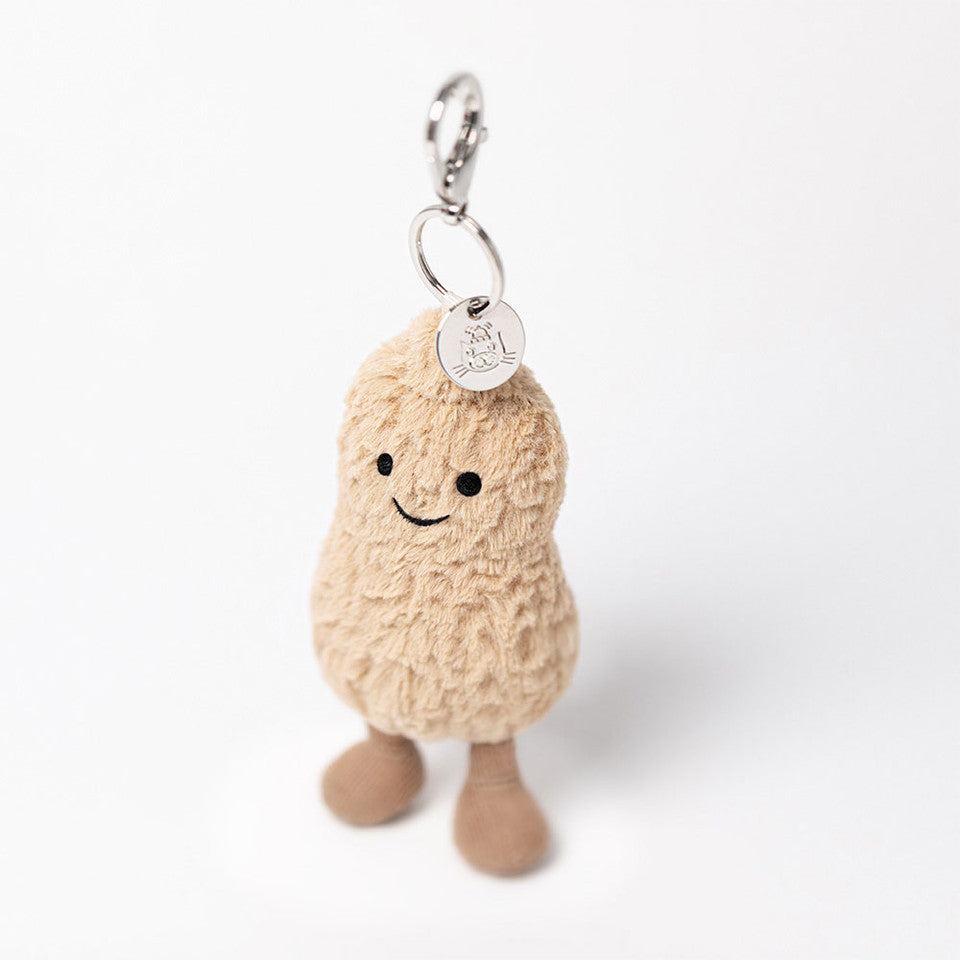 Jellycat - amuseables - peanut bag charm