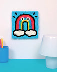 Omy - pom pom art - rainbow