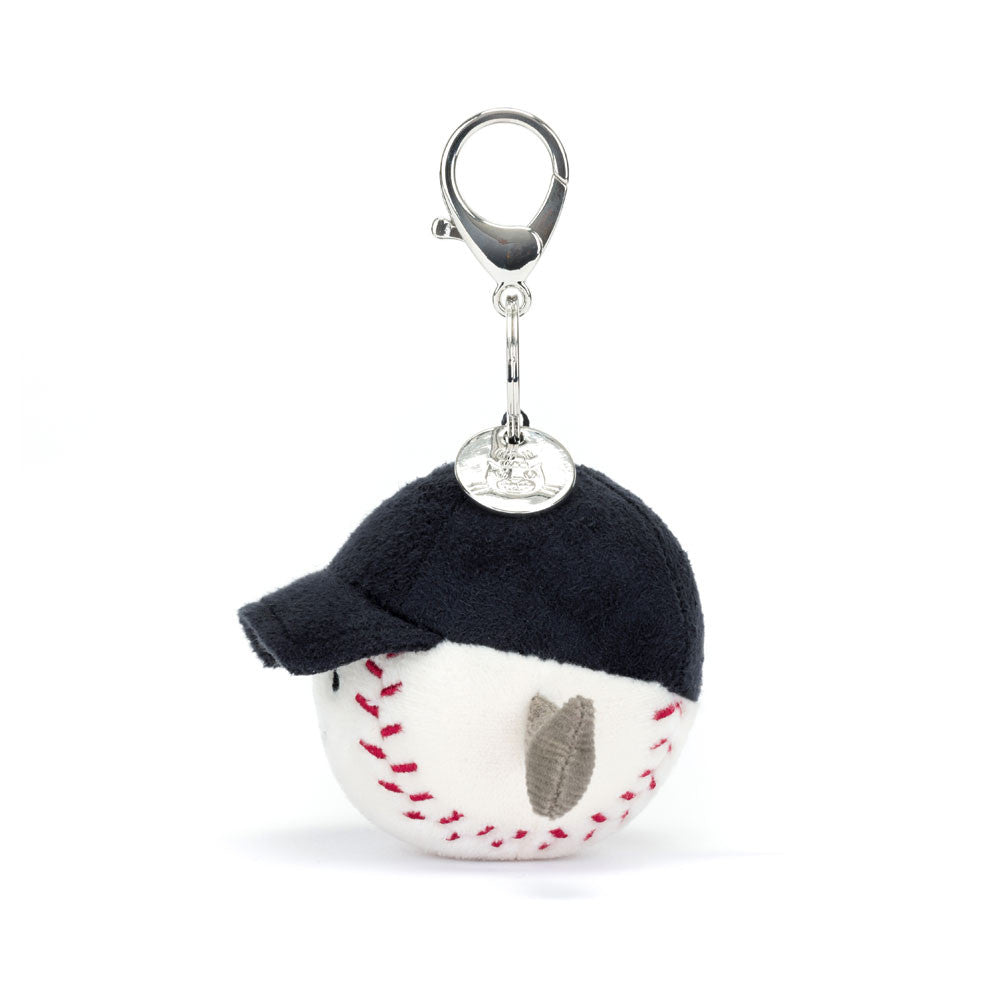 Jellycat - amuseables - sports - baseball bag charm