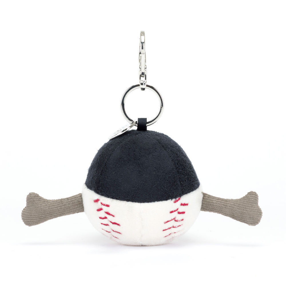 Jellycat - amuseables - sports - baseball bag charm