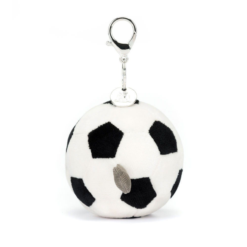 Jellycat - amuseables - sports - football bag charm