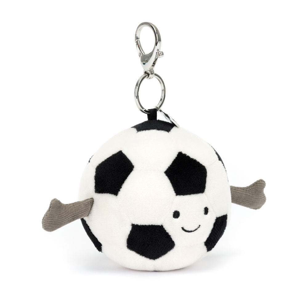 Jellycat - amuseables - sports - football bag charm