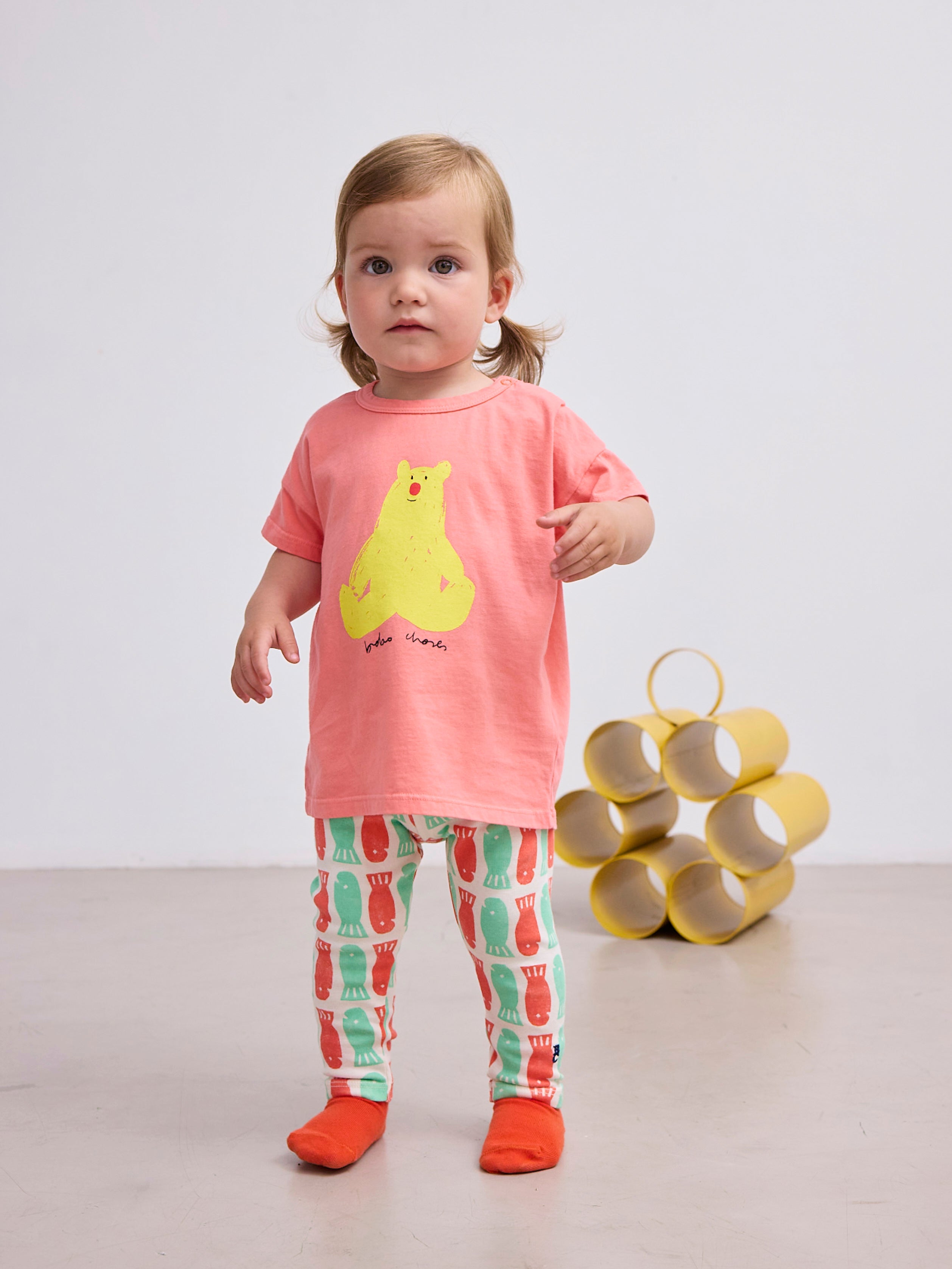 Bobo Choses - baby - hug me bear t-shirt