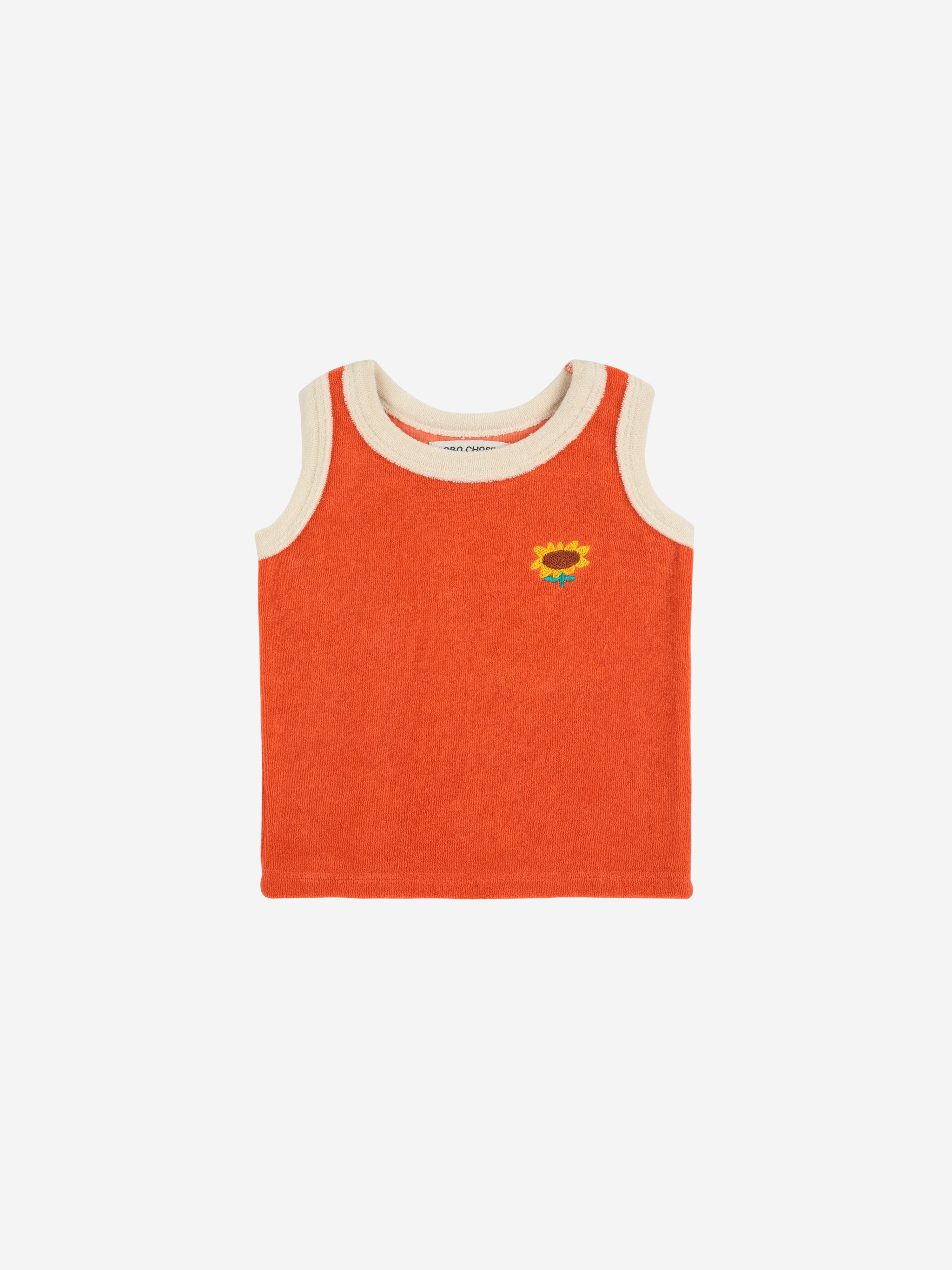 Bobo Choses - baby - sunflower terry tanktop