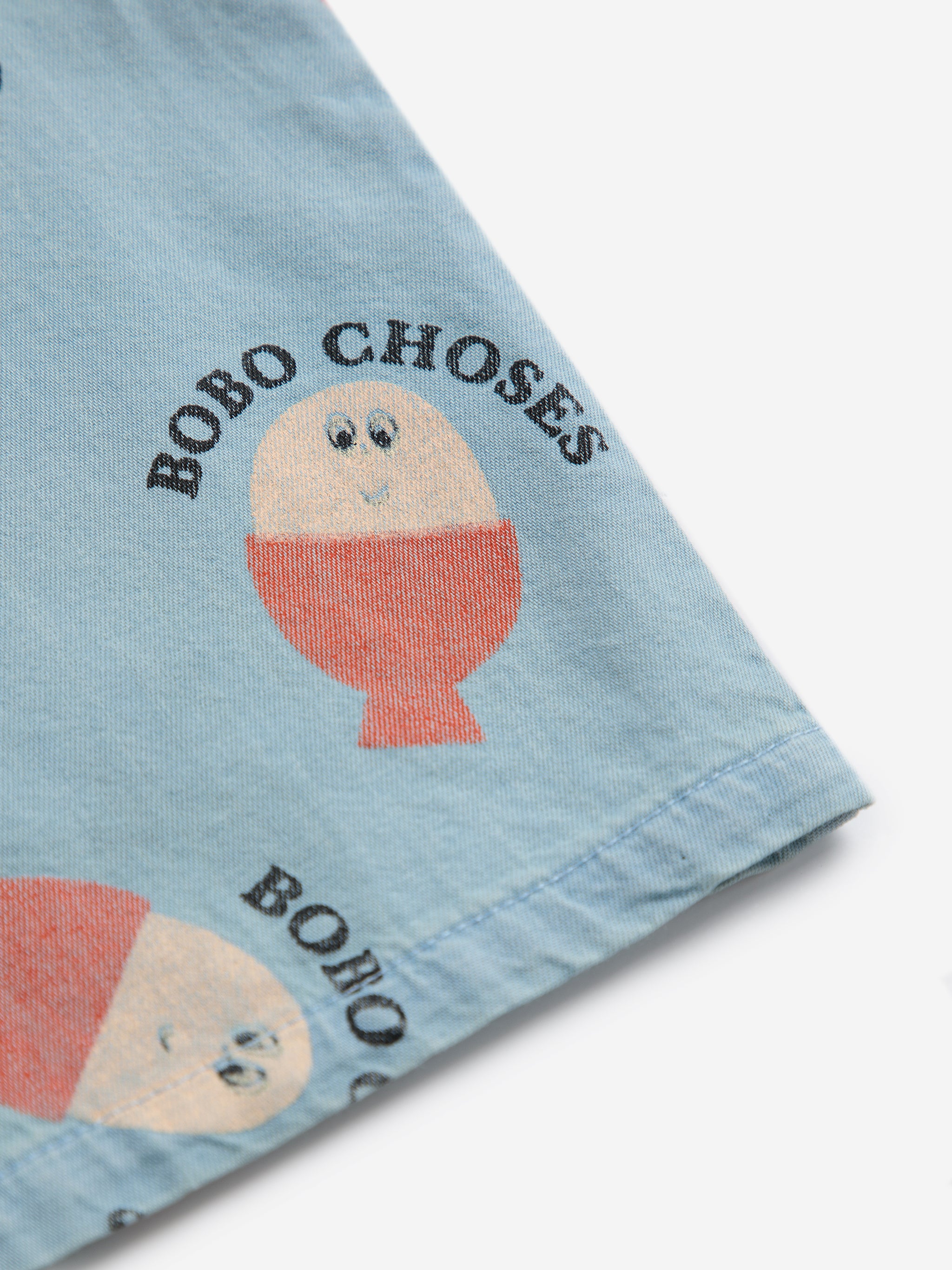 Bobo Choses - baby - morning allover denim shirt