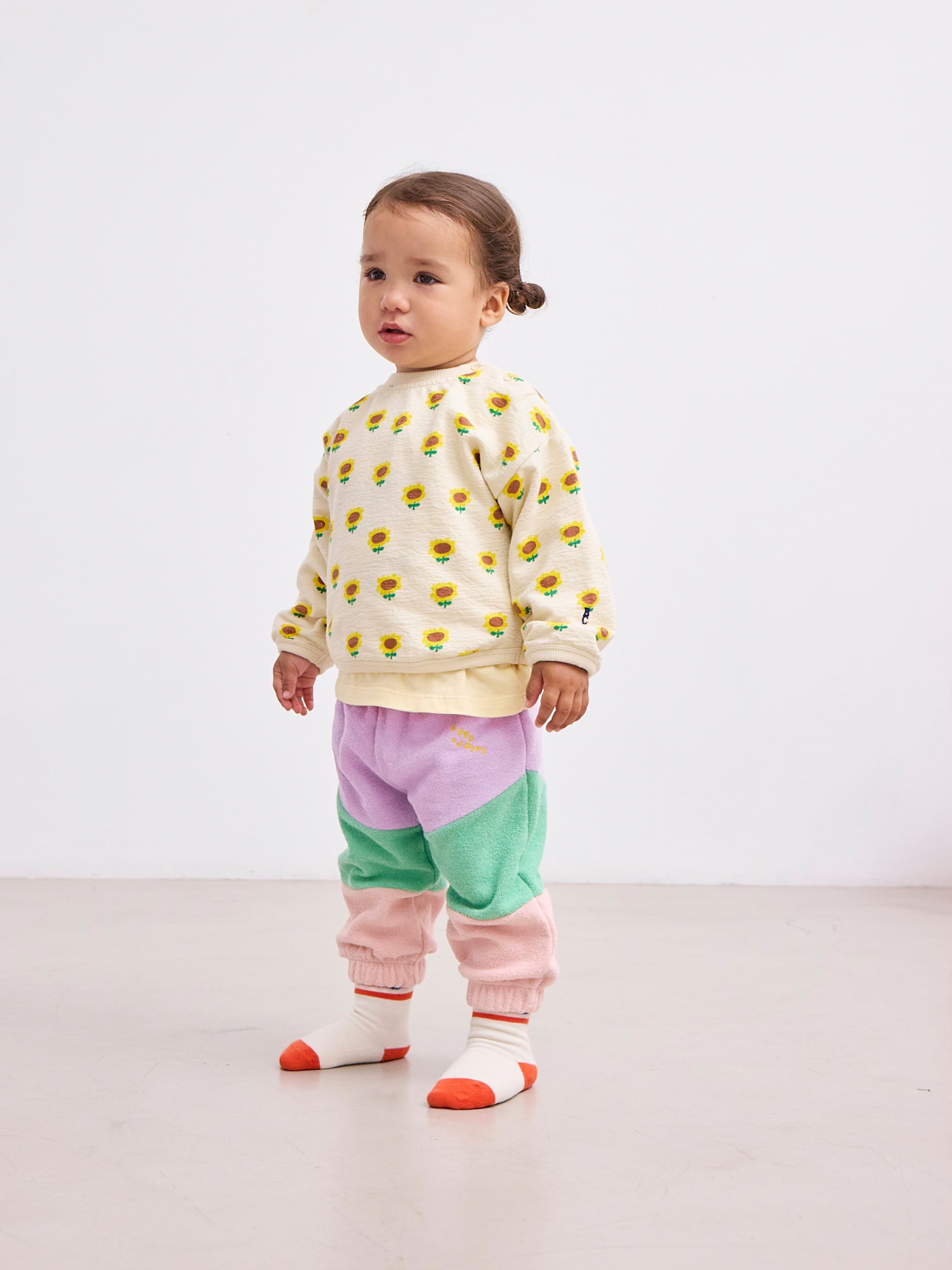 Bobo Choses - baby - sunflower allover sweatshirt