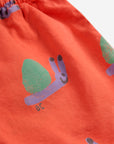 Bobo Choses - baby - funny snail allover woven shorts