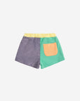 Bobo Choses - baby - colorblock woven shorts