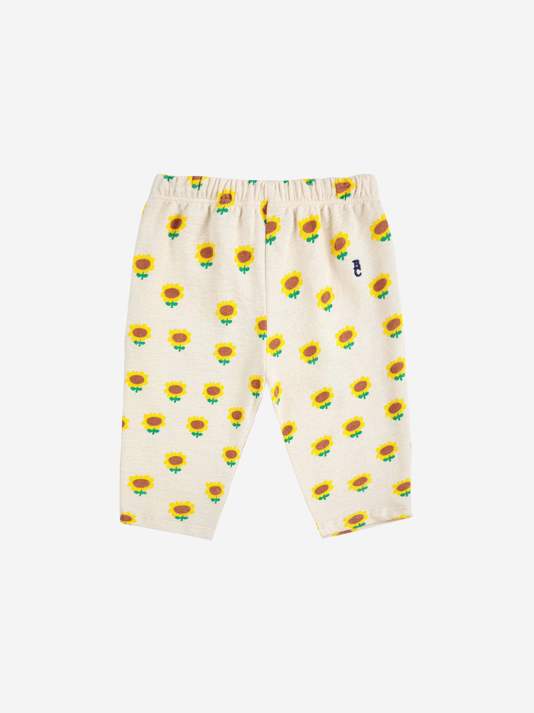 Bobo Choses - baby - sunflower allover joggers