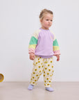 Bobo Choses - baby - sunflower allover joggers