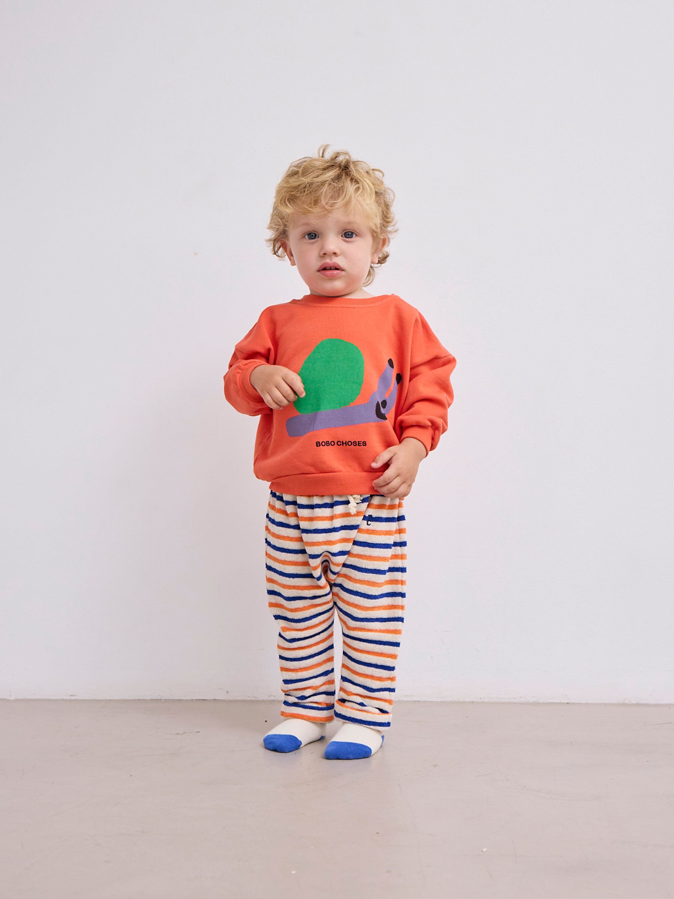 Bobo Choses - baby - funny snail sweatshirt