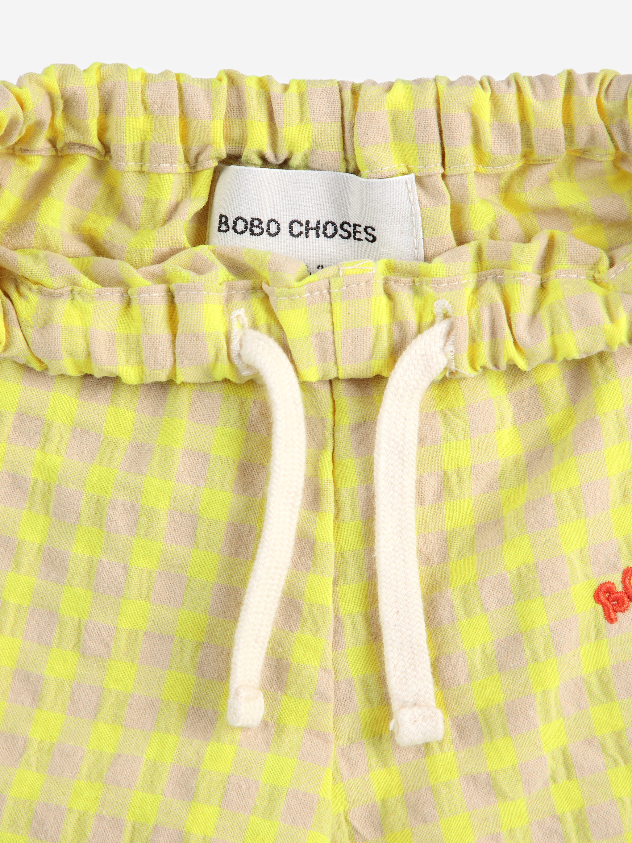 Bobo Choses - baby - vichy woven pants