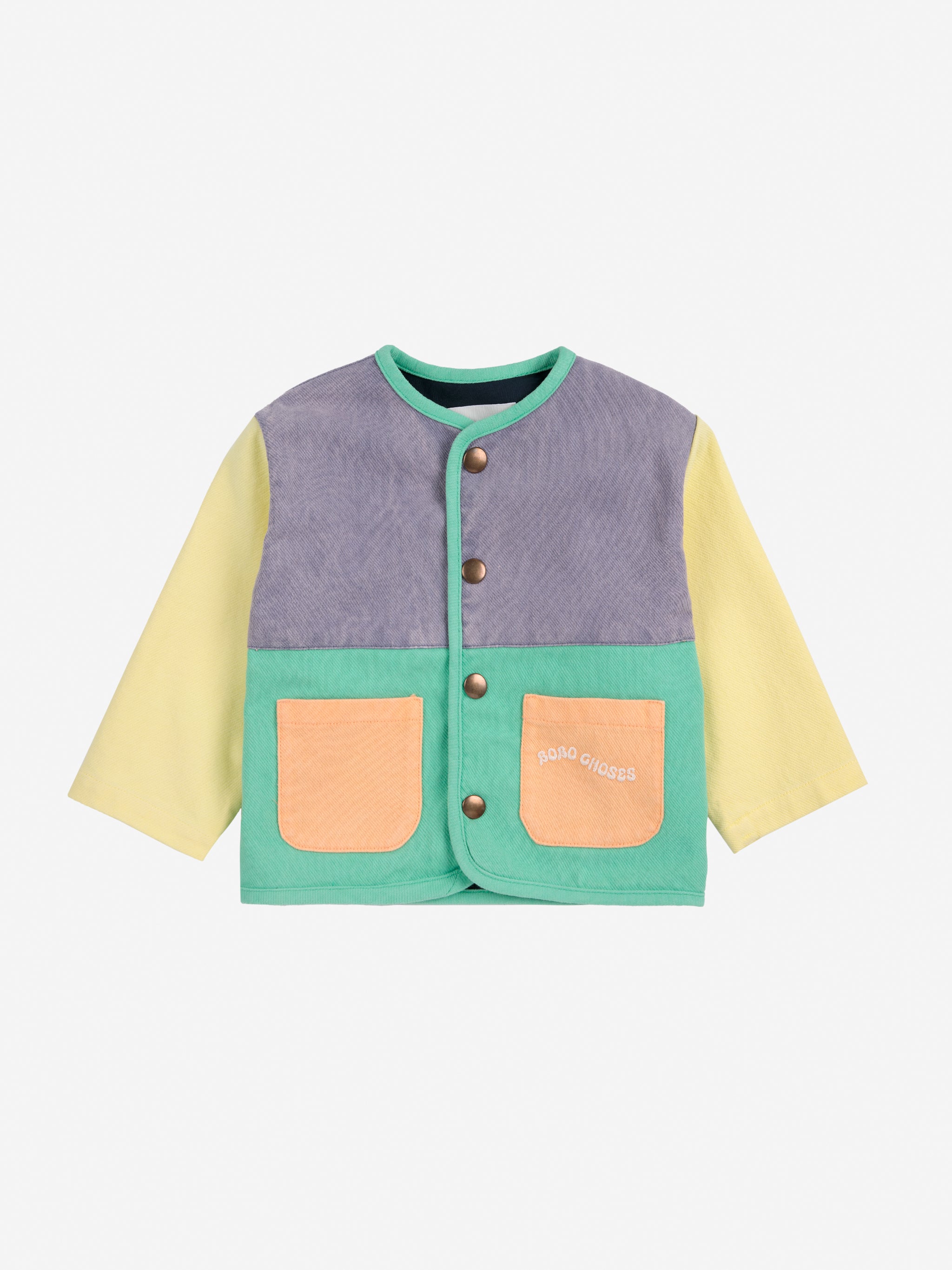 Bobo Choses - baby - colorblock woven jacket