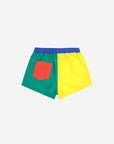 Bobo Choses - baby - colorblock swim trunks