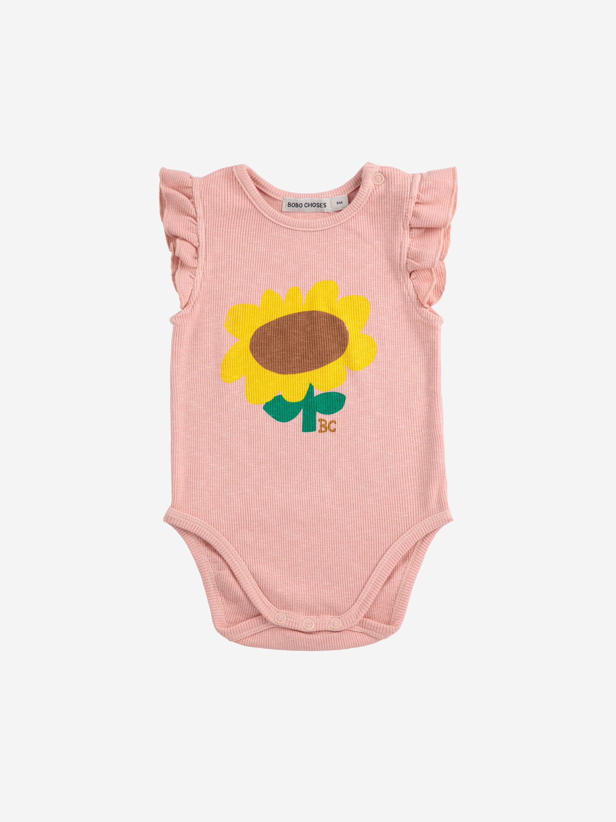 Bobo Choses - baby - sunflower ruffle body