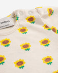 Bobo Choses - baby - sunflower balloon rib t-shirt