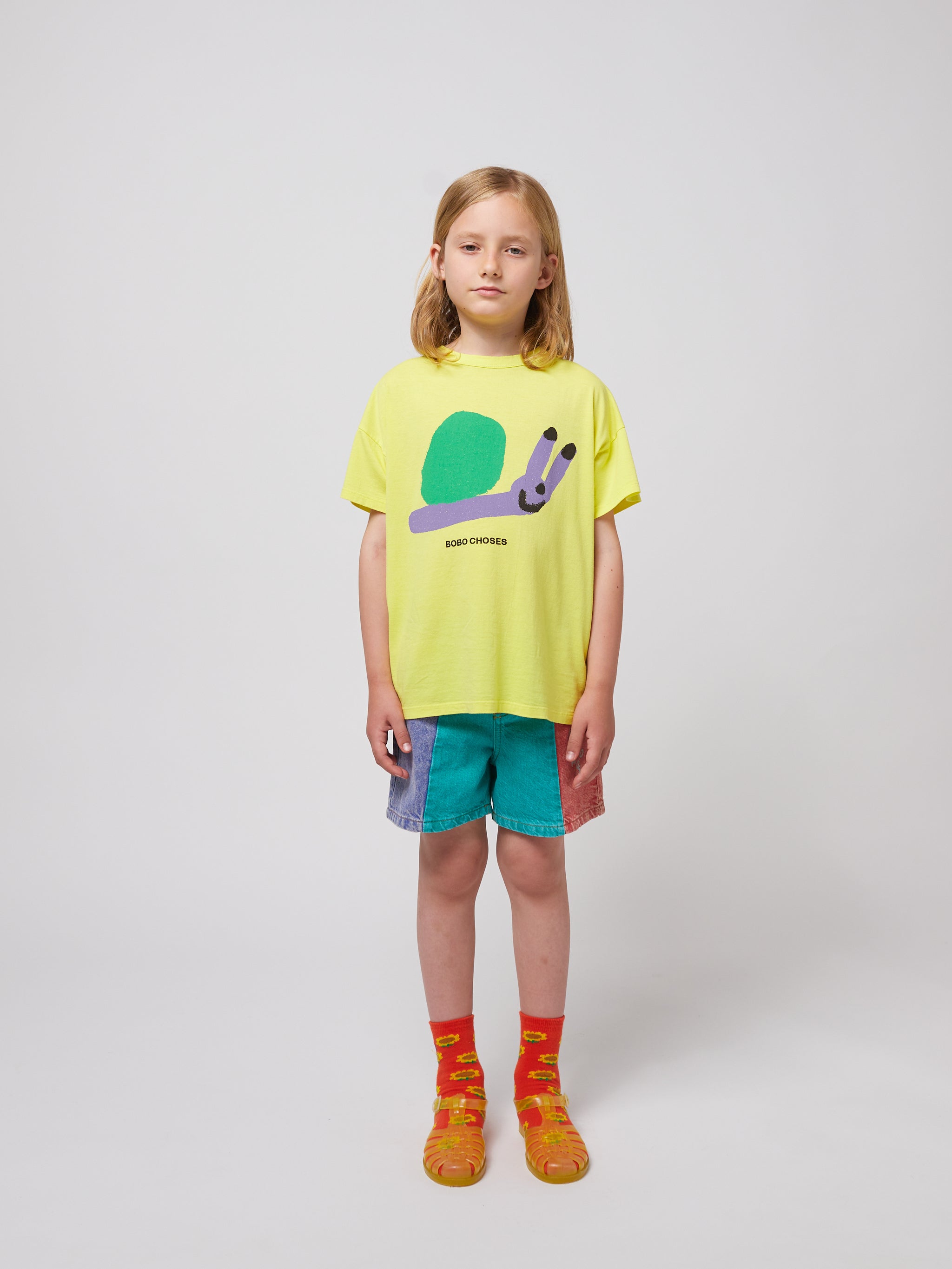 Bobo Choses - kids - funny snail t-shirt