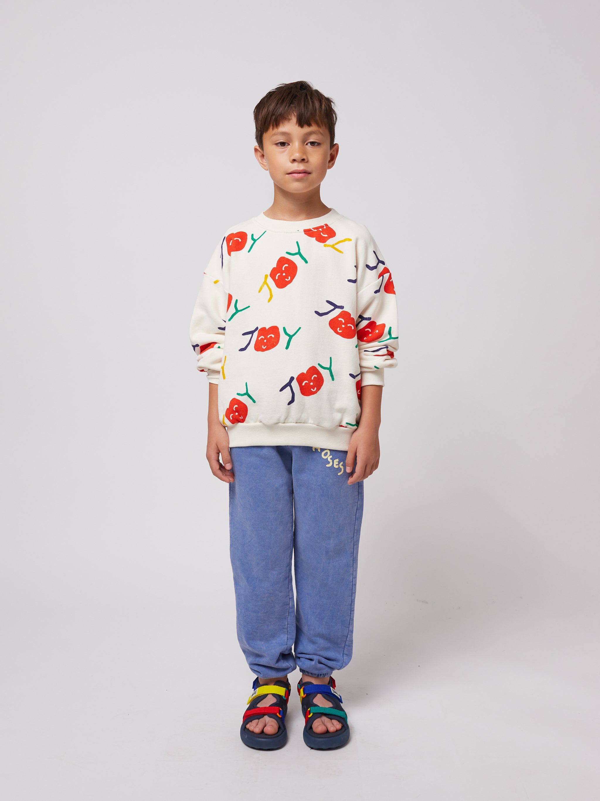 Bobo Choses - kids - smiling allover sweatshirt