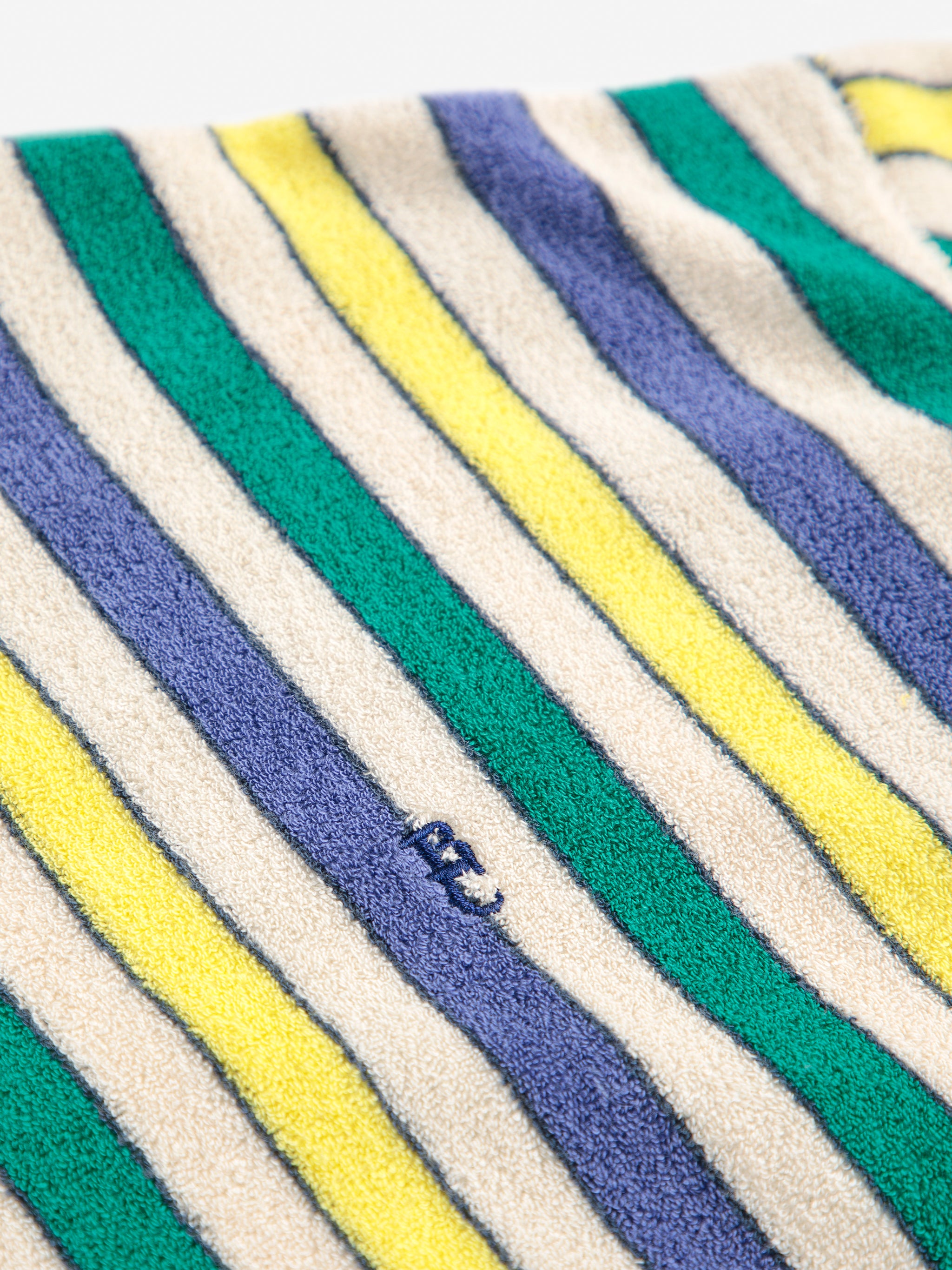 Bobo Choses - kids - multicolor stripes terry sweatshirt