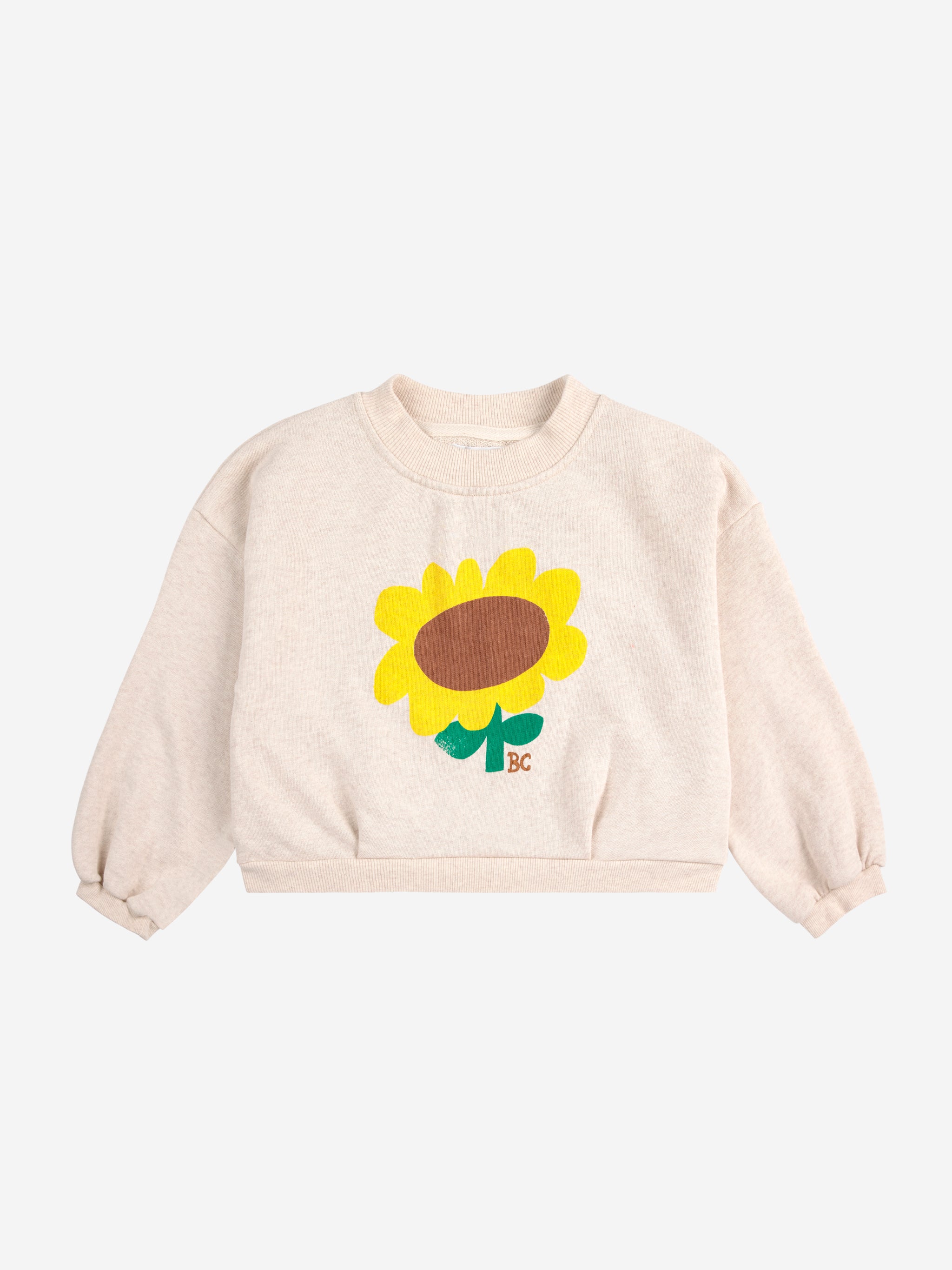 Bobo Choses - kids - sunflower crop sweatshirt