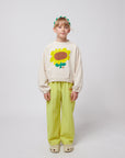 Bobo Choses - kids - sunflower crop sweatshirt