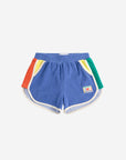 Bobo Choses - kids - smiling colorblock terry shorts