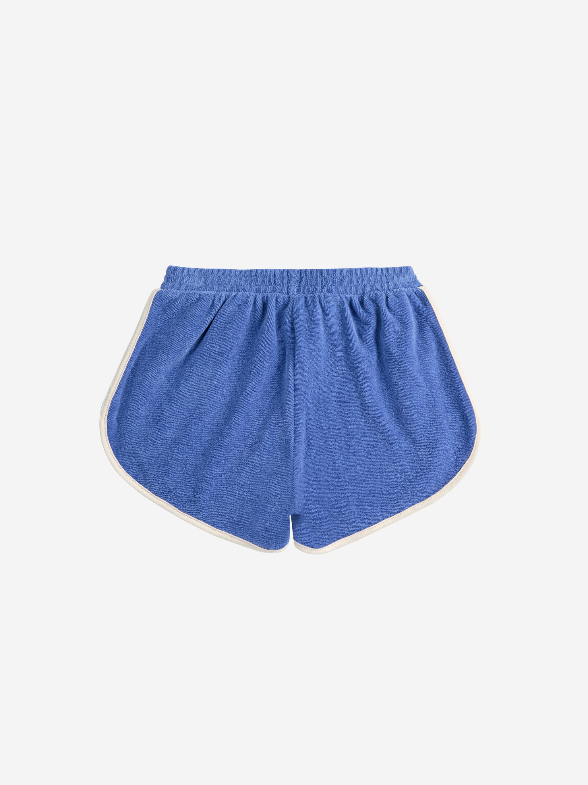 Bobo Choses - kids - smiling colorblock terry shorts