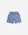 Bobo Choses - kids - wavy bobo allover waffle shorts