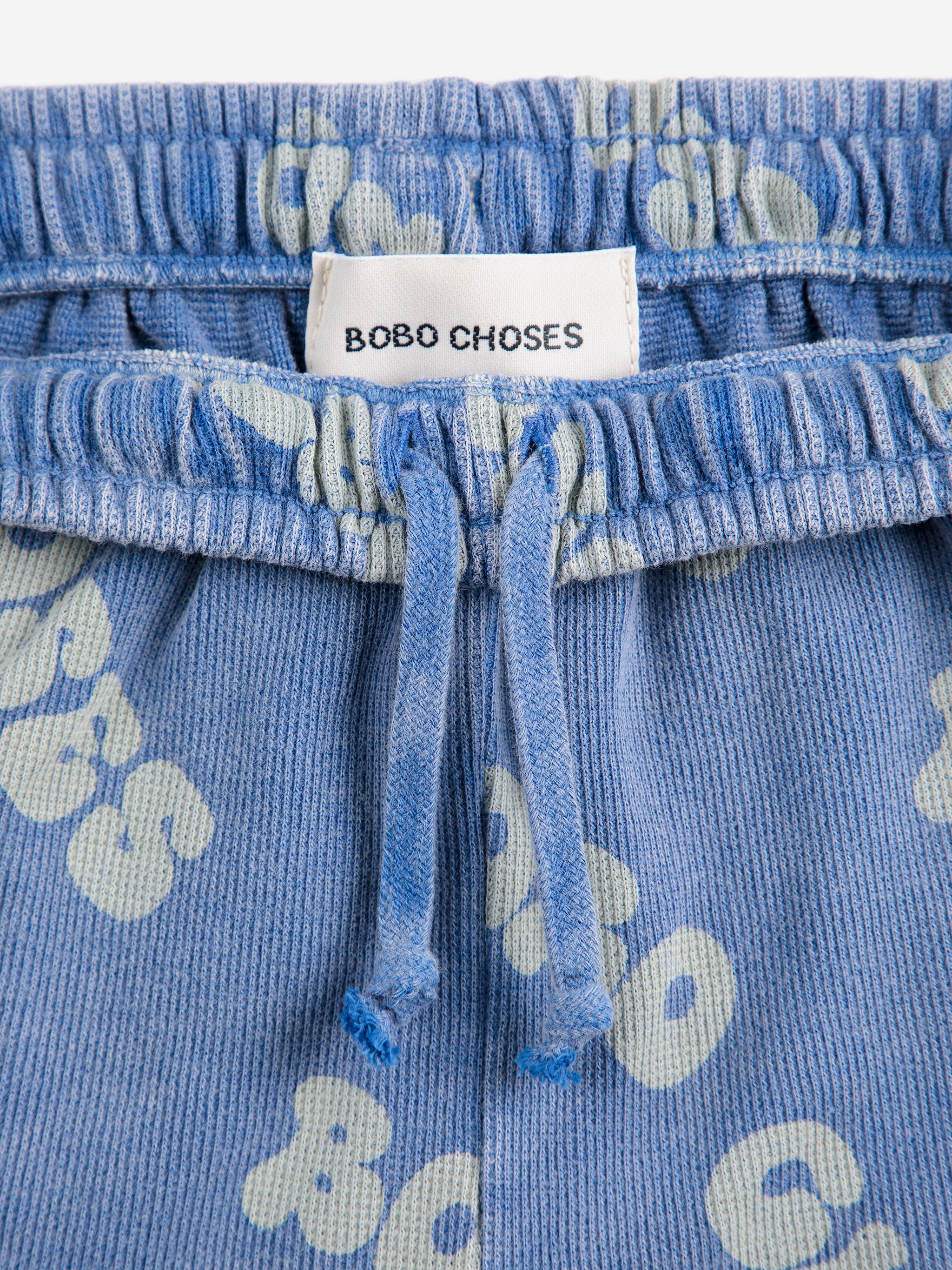 Bobo Choses - kids - wavy bobo allover waffle shorts