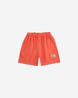 Bobo Choses - kids - smiling woven shorts